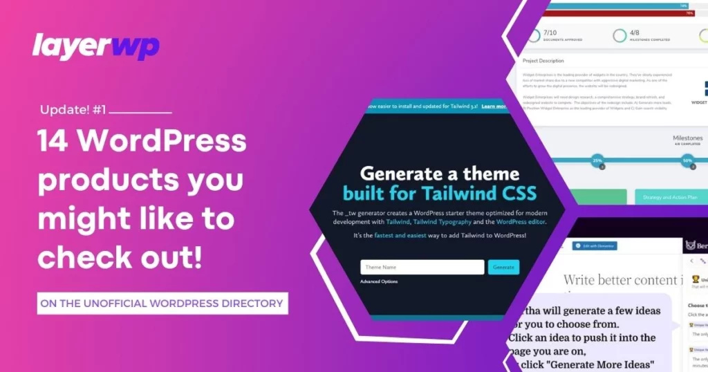 Unofficial WordPress Directory Update #1