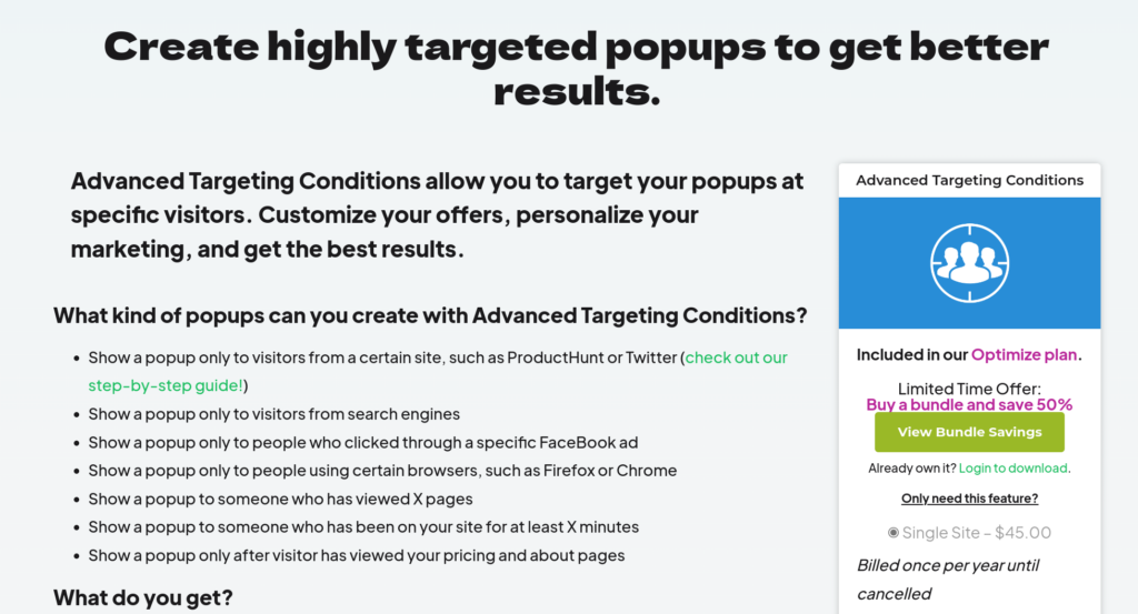 Advanced Targeting Conditions For Popup Maker