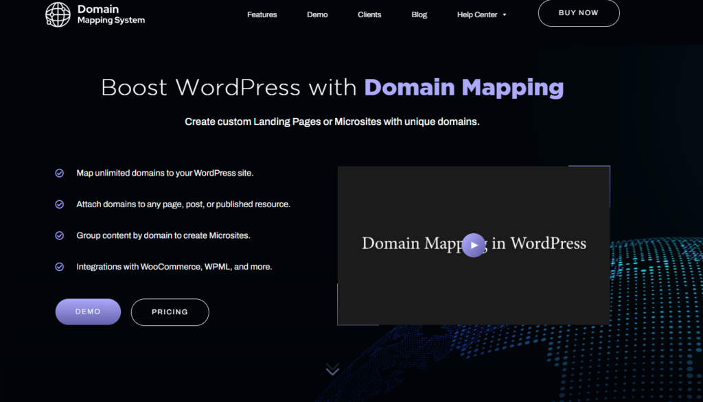 wordpress domain mapping