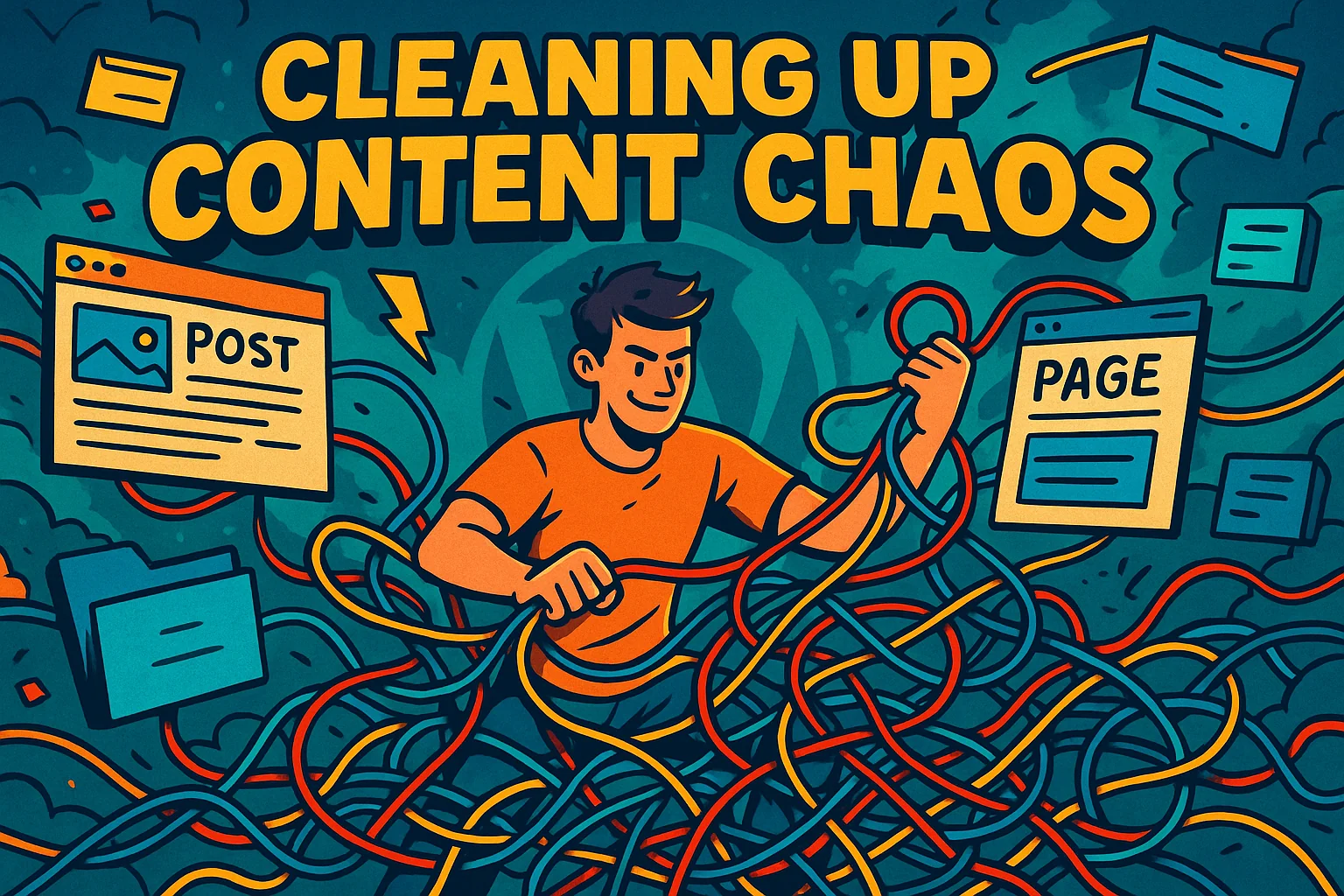 Clean up WordPress content choas