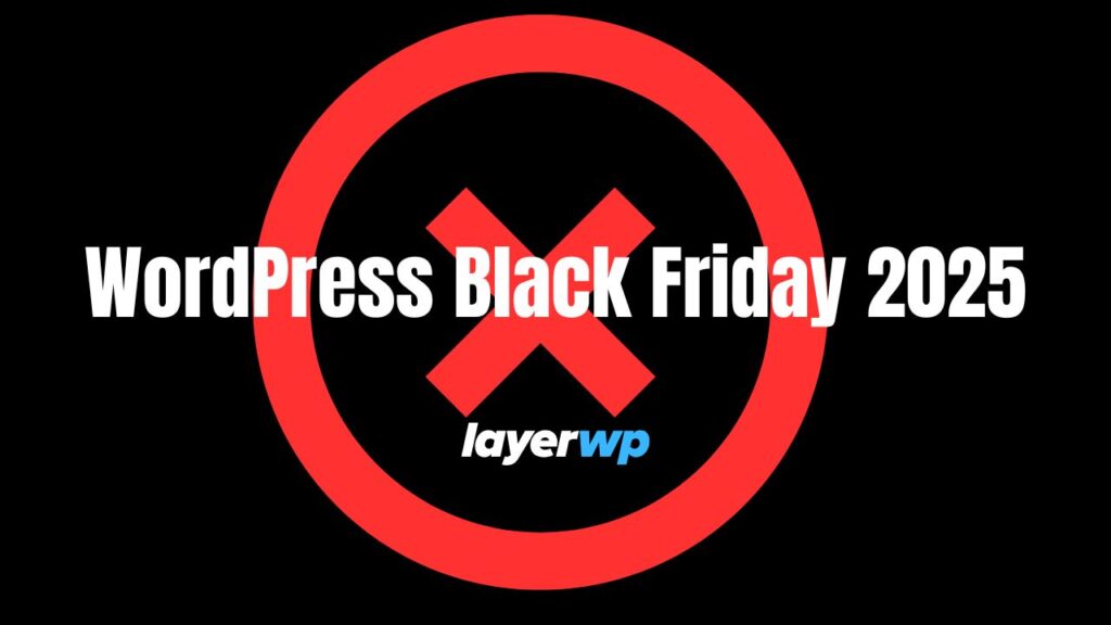 WordPress Black Friday 2025